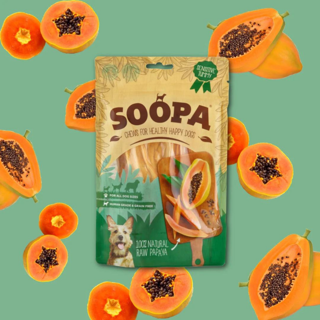 Soopa Papaya Chews - Dog Treats