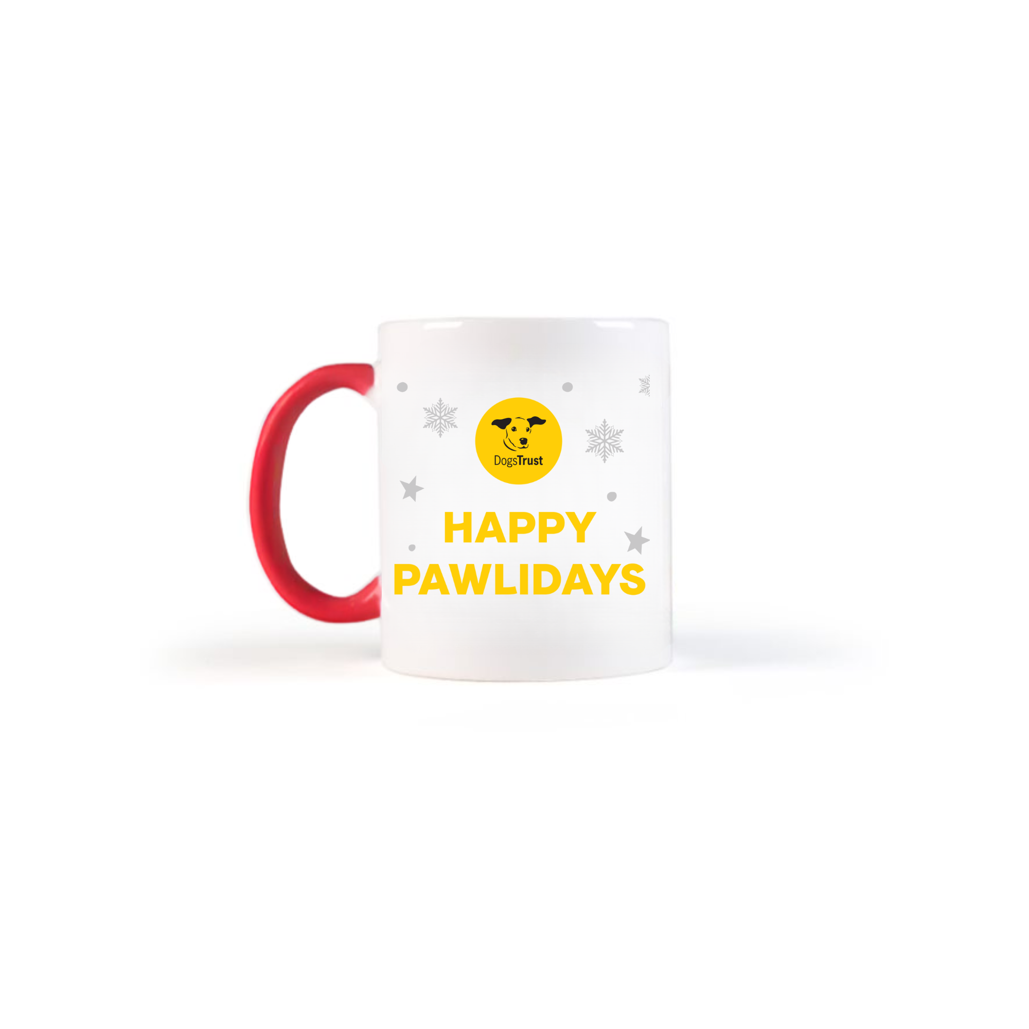 Christmas Mug – Dog and Tree Design