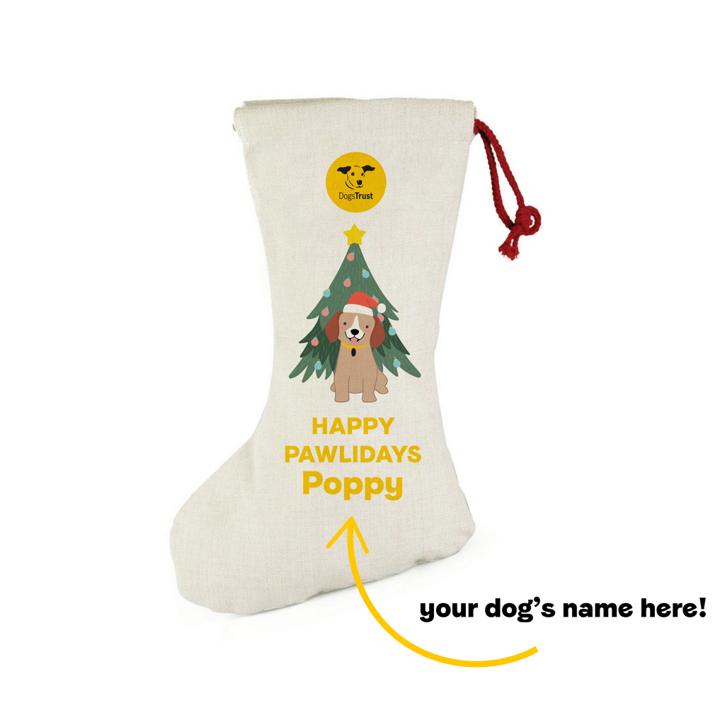 Personalised Christmas Stocking for Your Dog