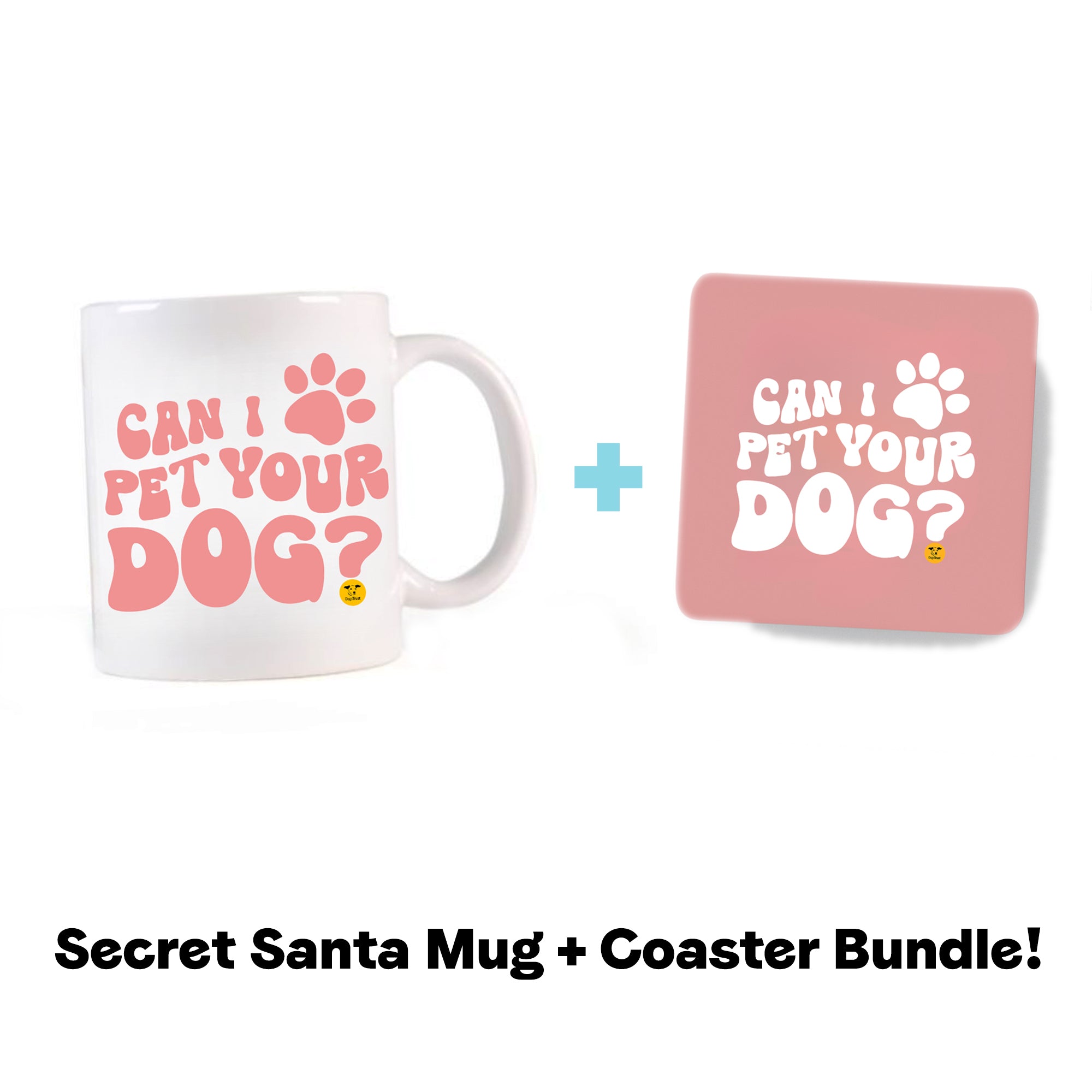 Secret Santa Gift Bundle - Buy a Can I Pet Your Dog? Mug & Coaster Set and Save!