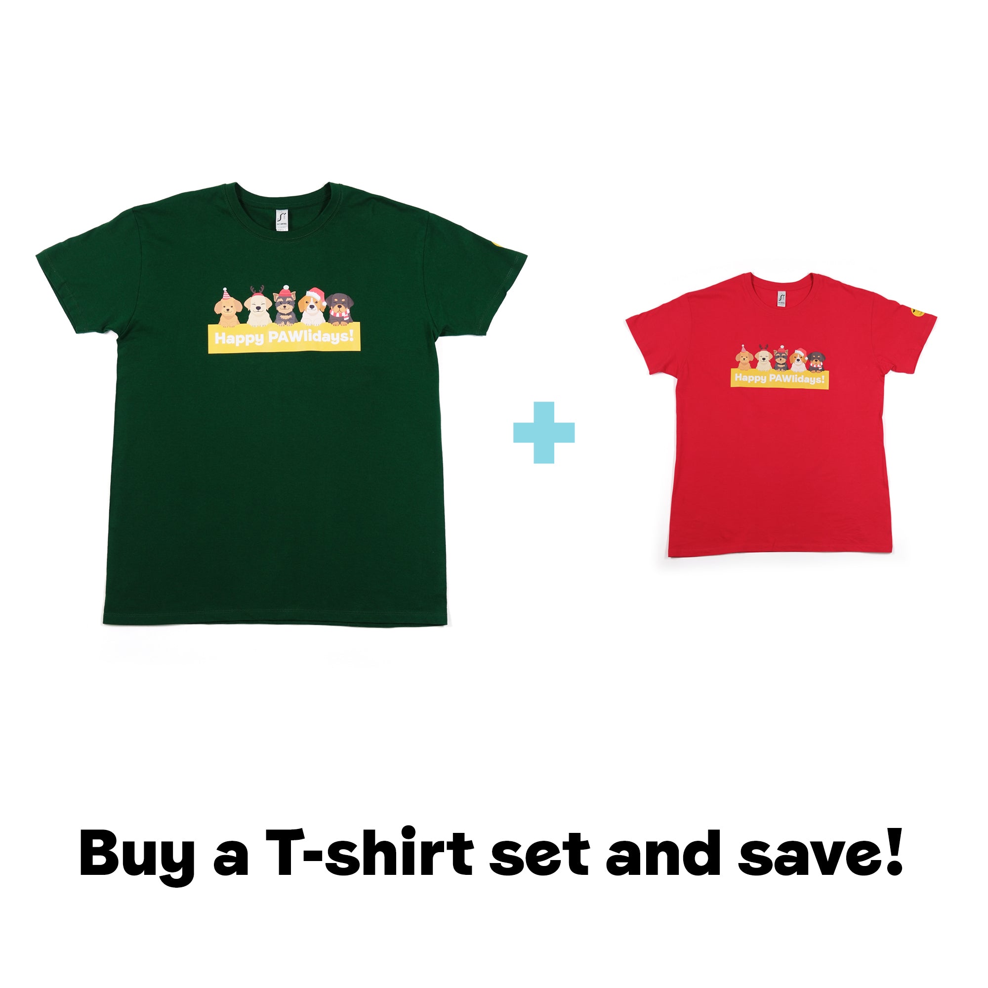 Christmas T-shirt Bundle - Buy an Adult & Child T-shirt Set, Get 10% Off!